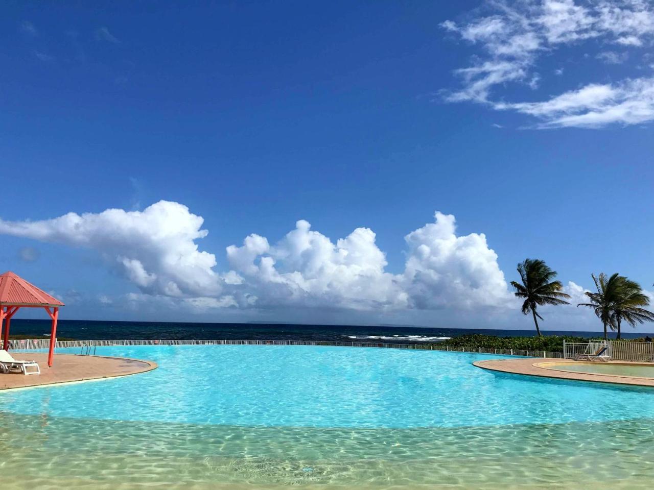Ti.Maanga Vue Mer Pieds Dans L'Eau Saint-Francois  Buitenkant foto